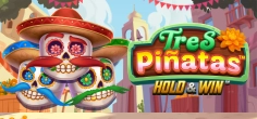 Tres Pinatas Hold & Win game tile